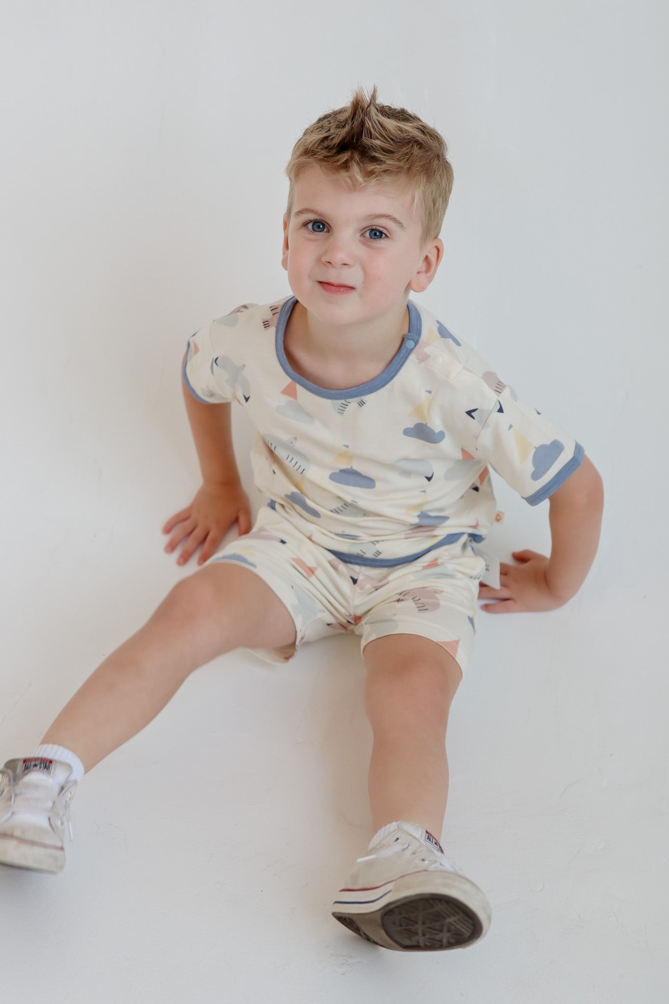 Summer Sailing French Terry Short Set
