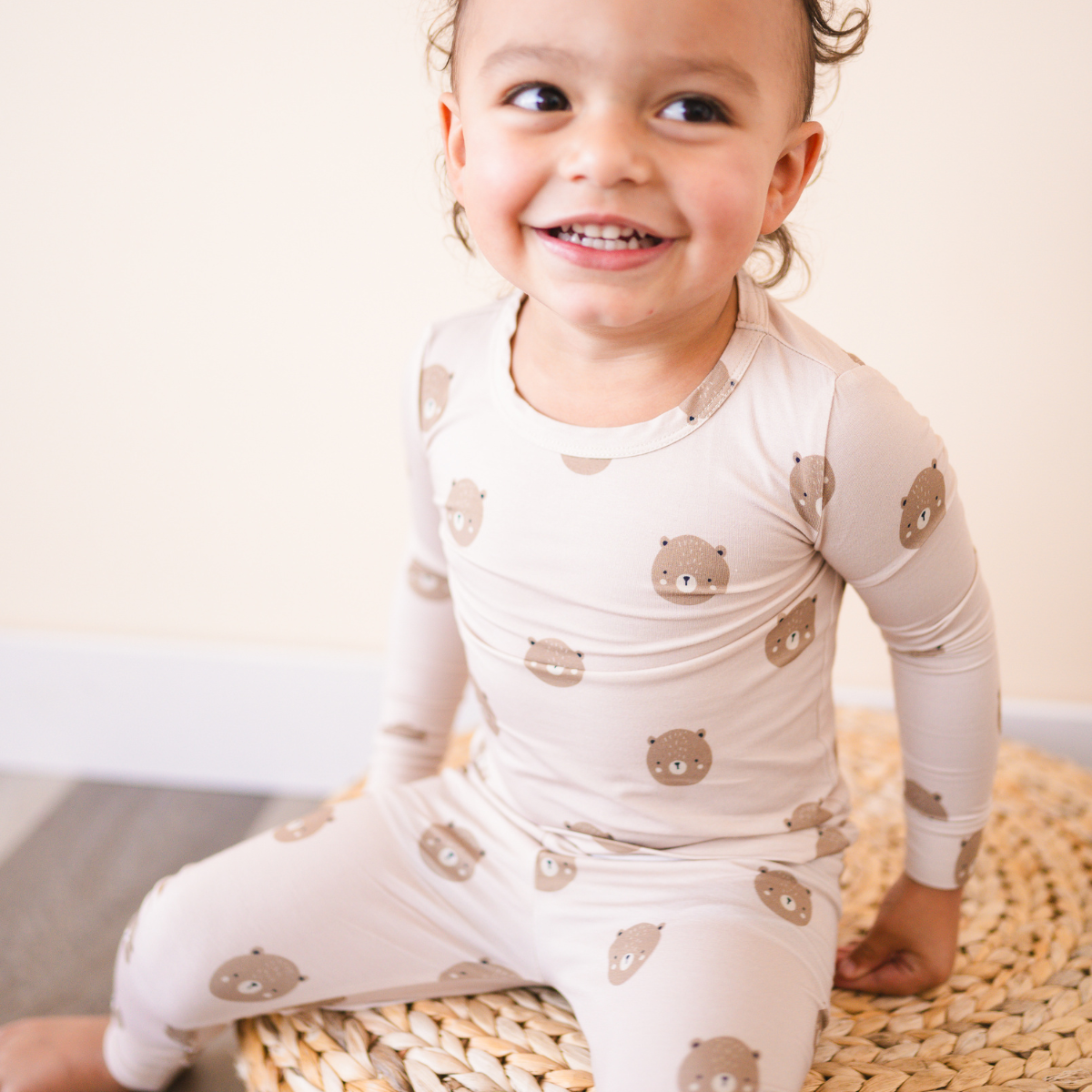 Bamboo 2-Piece Toddler Pajama Set | Teddy