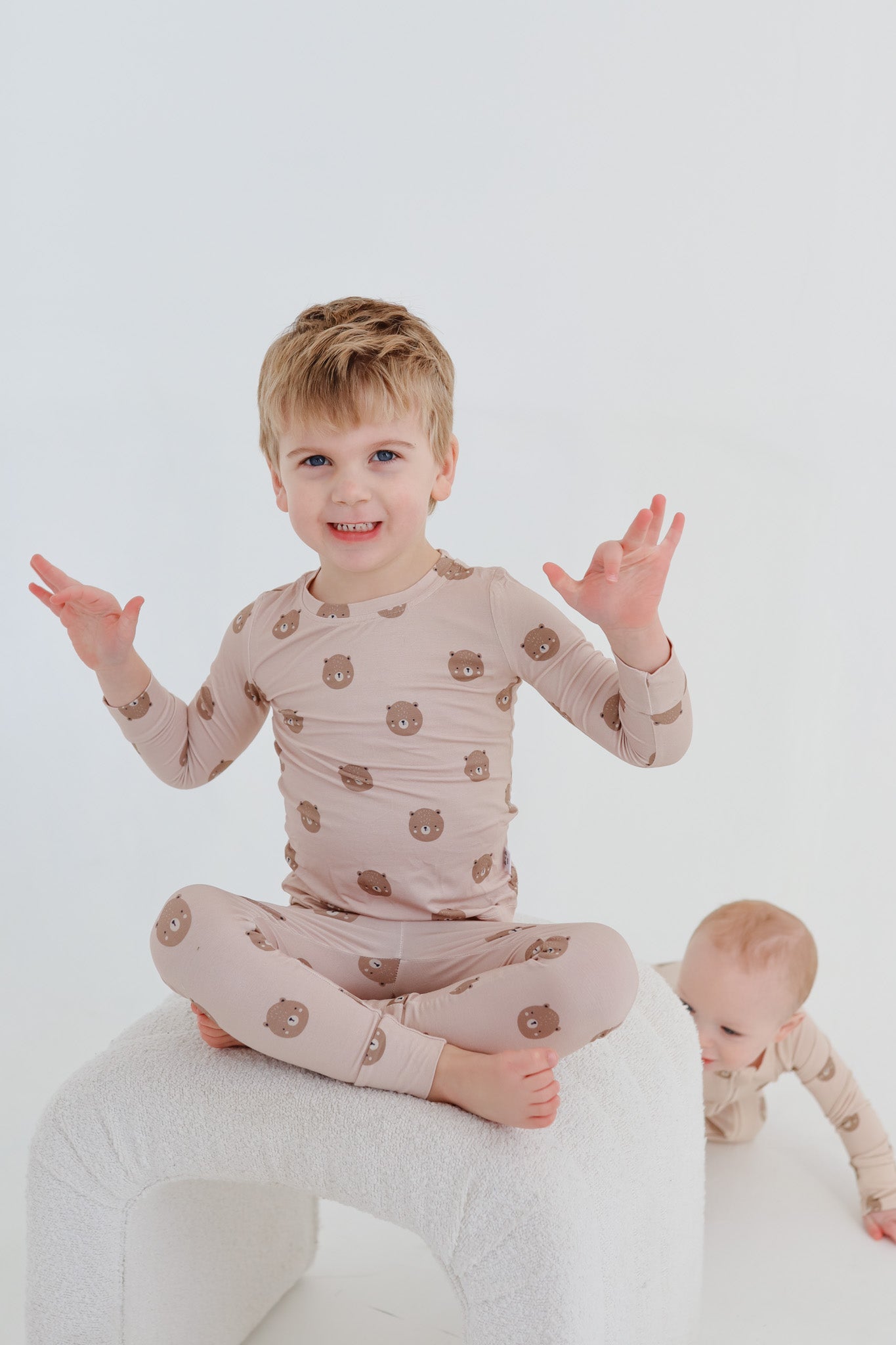 Bamboo 2-Piece Toddler Pajama Set | Teddy