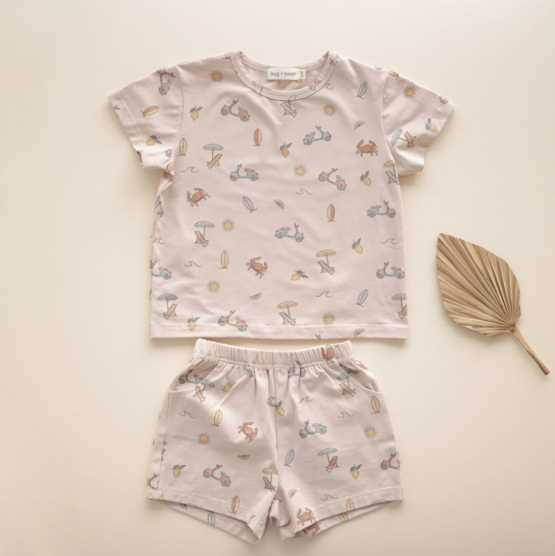 Organic Cotton Short Set – Summer Vibes